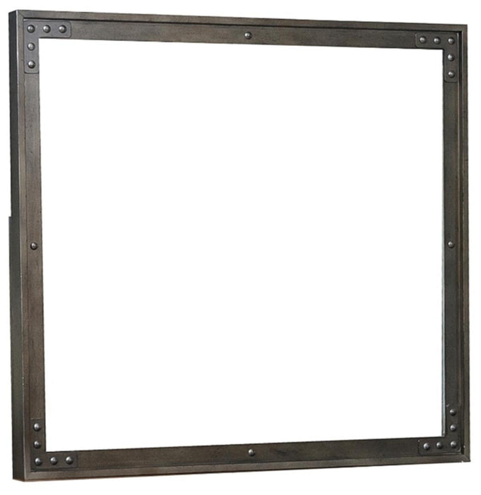 Holverson Mirror in Rustic Brown & Gunmetal 1715-6