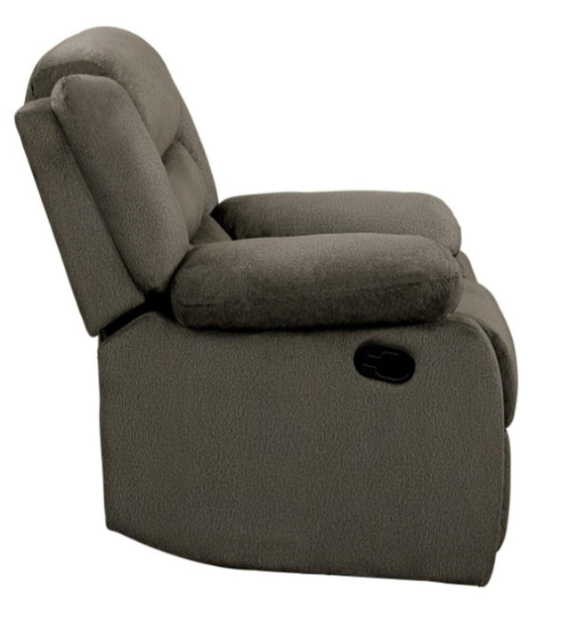 Discus Double Reclining Chair in Brown 9526BR-1