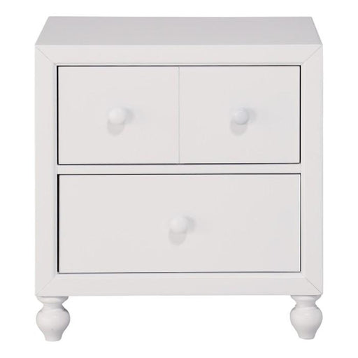 Wellsummer 2 Drawer Nightstand in White 1803W-4 image