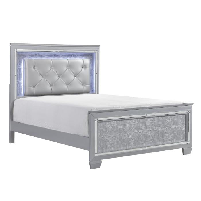 Allura (3)California King Bed, LED Lighting