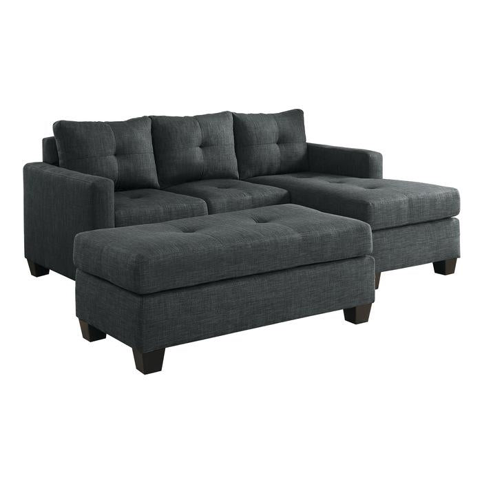 9789DG2OT - (2)2-Piece Reversible Sofa Chaise with Ottoman image