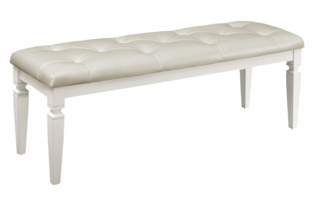 Allura Bed Bench in White 1916W-FBH