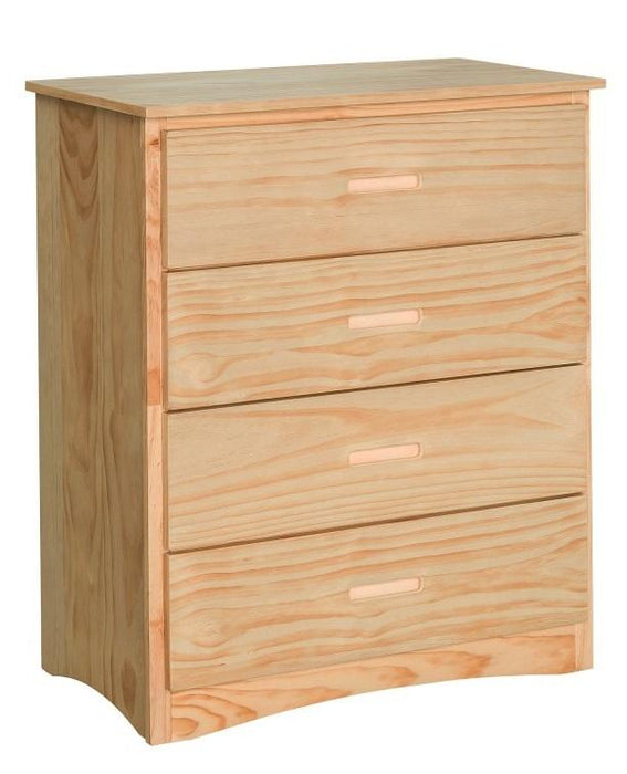 Bartly 4 Drawer Chest in Natural B2043-9