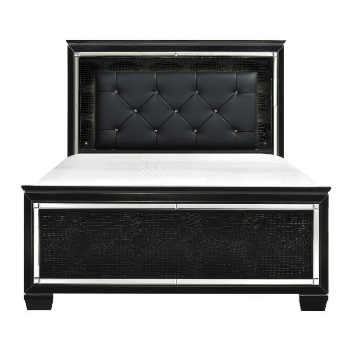 Allura (3)California King Bed, LED Lighting