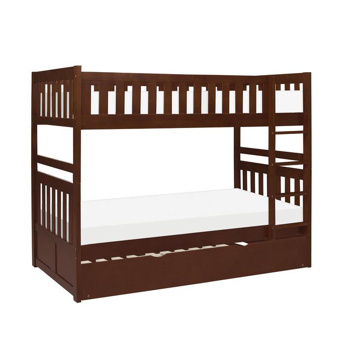 B2013DC-1R - (4) Twin/Twin Bunk Bed with Twin Trundle image