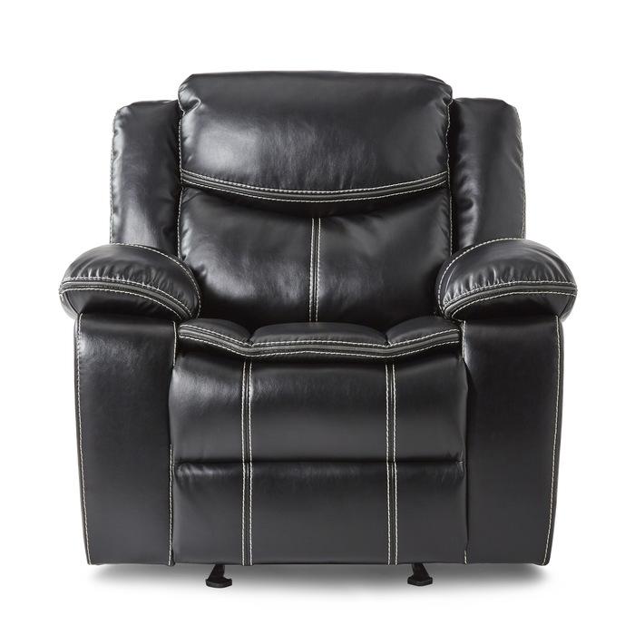 Bastrop Glider Reclining Chair in Black 8230BLK-1 image