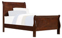 Homelegance Mayville Full Sleigh Bed in Brown Cherry 2147F-1 image