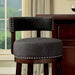 LYNSEY Dark Oak/Gray 24" Bar Stool image