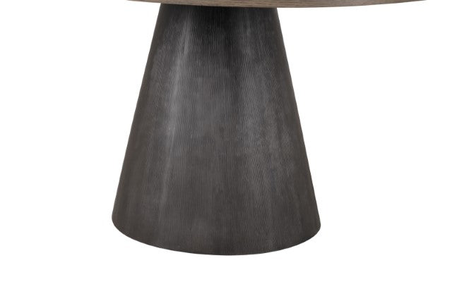 Broager 5 Pc Dining Table Set (Light Gray Caster Chairs)