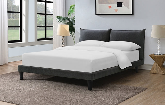 Verwood E.King, Full, & Queen Bed Gray & Light Gray