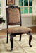 BELLAGIO Brown Cherry/Pattern Fabric Side Chair (2/CTN) image
