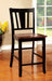 DOVER II Black/Cherry Counter Ht. Chair (2/CTN) image