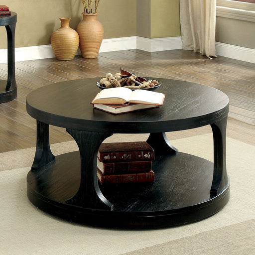 Carrie Antique Black Coffee Table image