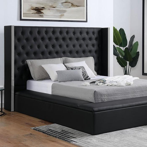 EUDORA Queen Bed, Black image