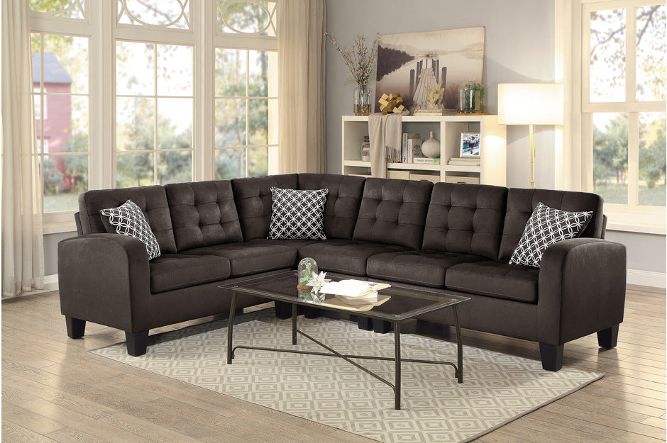 4-Piece Reversible sectional (pillows included)