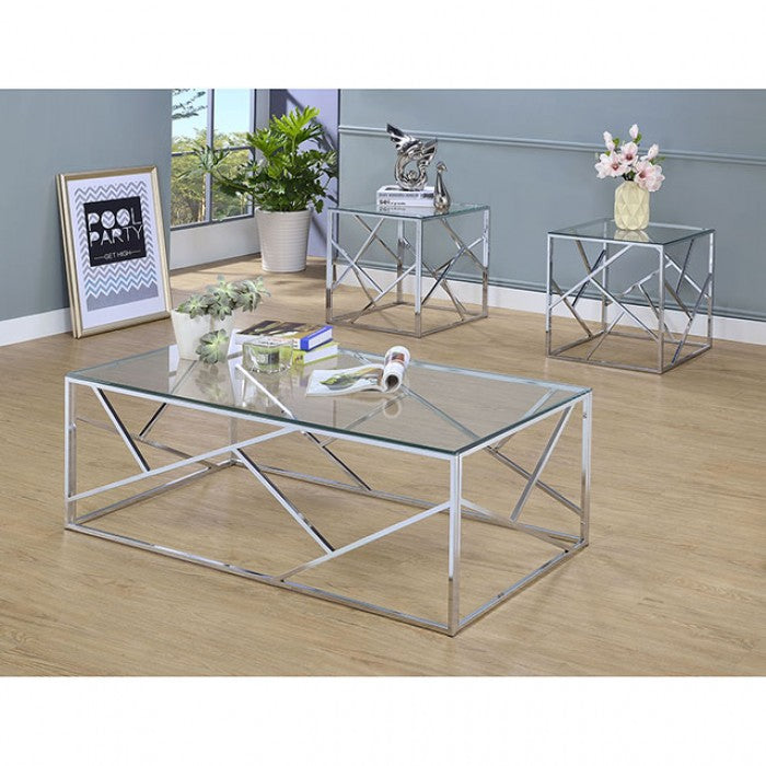 3-piece contemporary coffee table set
